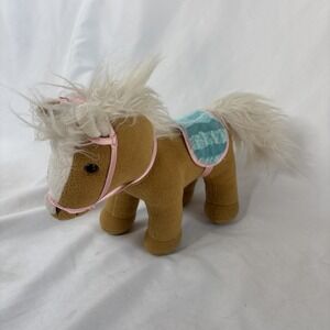 Battat Brown Horse Plush 10" Pretend Play Stuffed‎ Animal Saddle Toy Gift